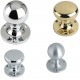 Brass and Chrome Door Knobs